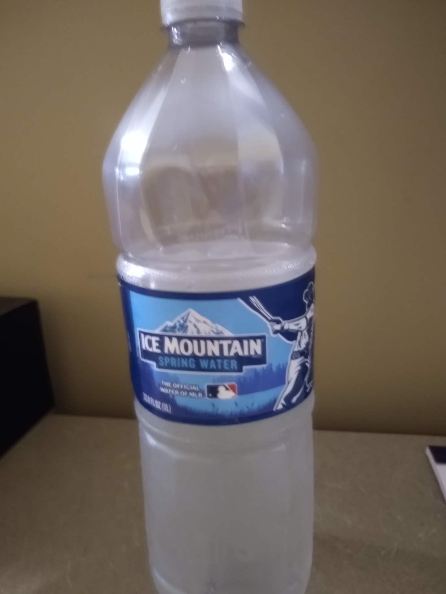 bottle of water